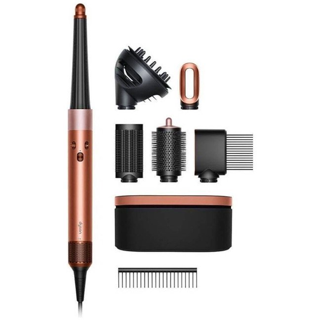 Мультистайлер Dyson Airwrap i.d. HS08 T3/T4 Curly+Coily Amber Silk (142899-01) ГАРАНТІЯ 3 міс.