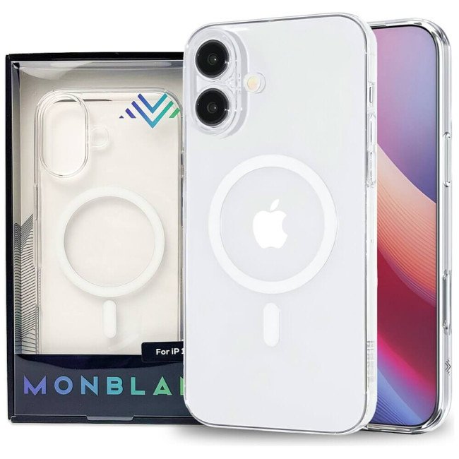 Чохол-накладка Monblan для iPhone 17 Magnetic Crystal Series (Transparent)