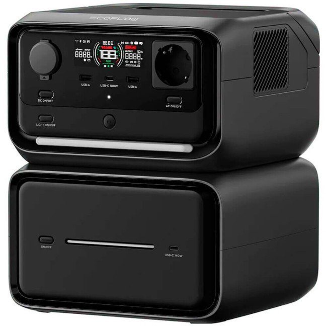 Комплект зарядної станції EcoFlow RIVER 3 Max Plus (EFRIVER3MaxPlus-EU-CBOX)
