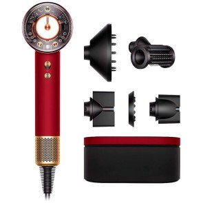 Фен Dyson Supersonic HD16 Nural Hair Dryer Straight+Wavy Red Velvet/Gold (493117-01) ГАРАНТІЯ 12 міс.