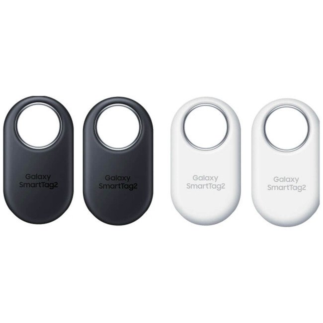 Пошуковий брелок Samsung Galaxy SmartTag2 (4 Pack) 2x Black + 2x White (EI-T5600KWEG)