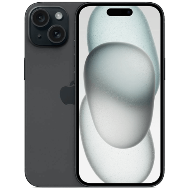 б/у iPhone 15 128Gb Black eSIM (Середній стан)