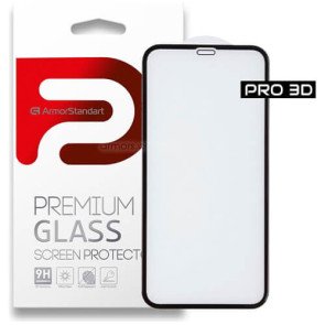 Захисне скло Armorstandart Icon 3D для Apple iPhone 17e/16e/14/13/13 Pro Black (ARM60001)