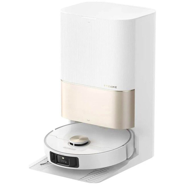 Робот-пилосос з вологим прибиранням Dreame X40 Ultra White