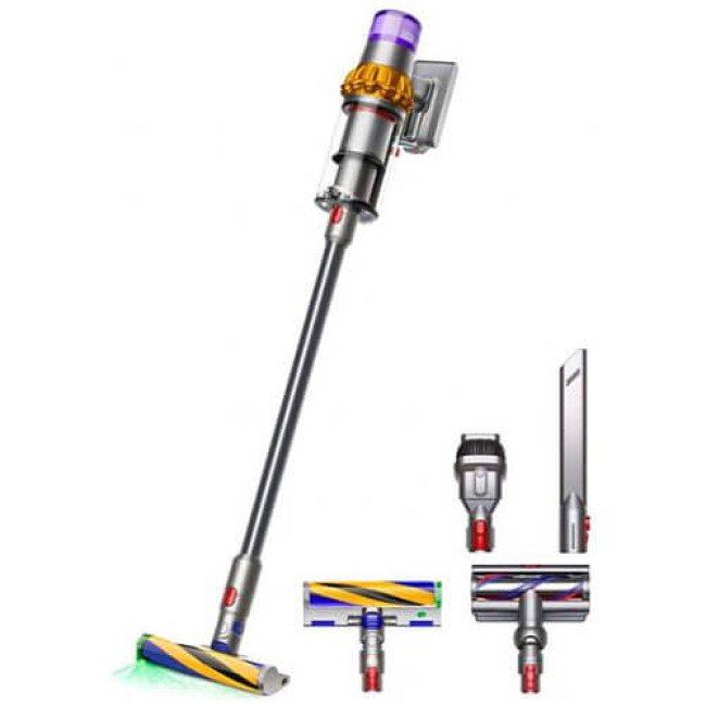 Вертикальний пилосос Dyson V15 Detect Absolute 2023 Yellow/Nickel (446986-01)
