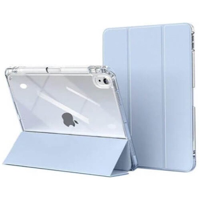 Чохол-книжка Comma for iPad Air 11'' M2-M4 Joy PU with Pencil Slot Series Light Blue