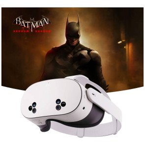 Окуляри віртуальної реальності Meta Quest 3S 256GB Batman Arkham Shadow Bundle ГАРАНТІЯ 12 міс.