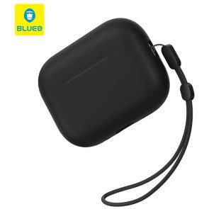 Чохол для навушників Blueo Liquid Silicone Case for AirPods Pro 3 Black (B50BLK)