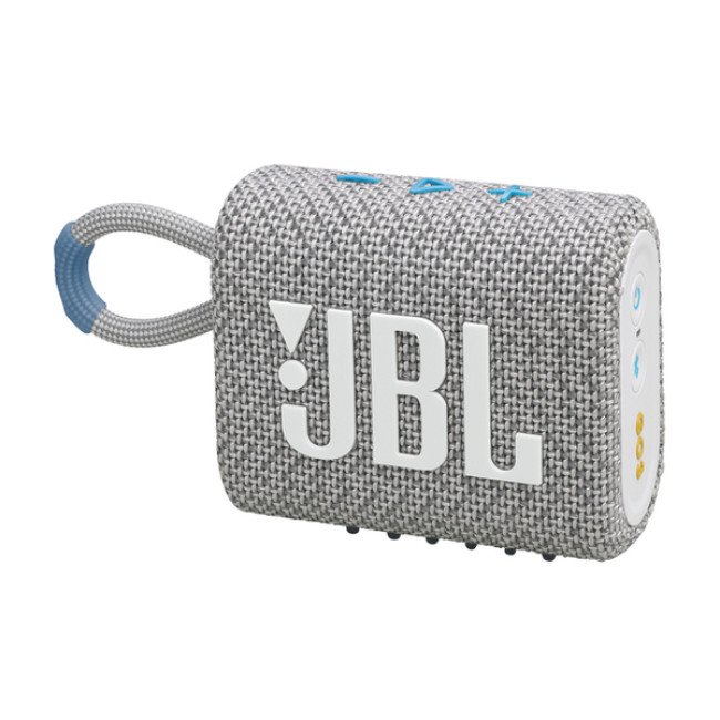 Портативна акустика JBL GO 3 Eco White (JBLGO3ECOWHT)