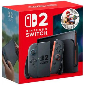 Портативна ігрова приставка Nintendo Switch 2 Black Mario Kart World Bundle (0045496321529) ГАРАНТІЯ 3 міс.