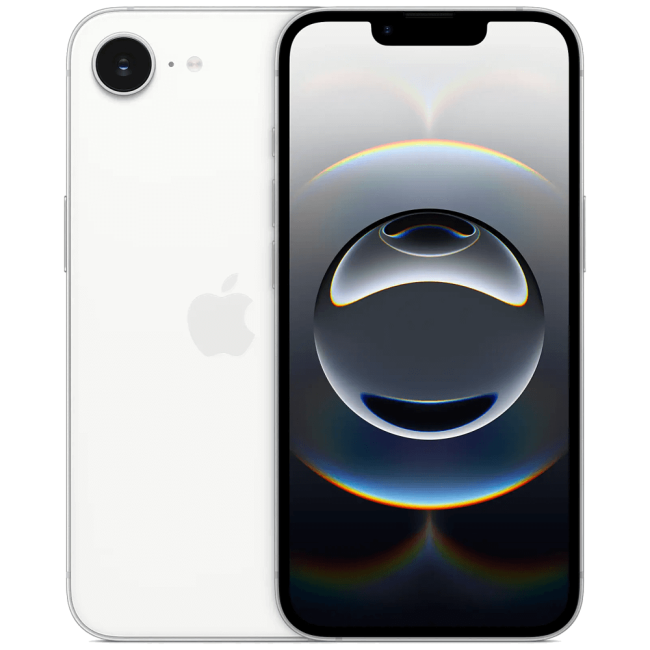 iPhone 16e 128GB White eSIM (MD0E4)