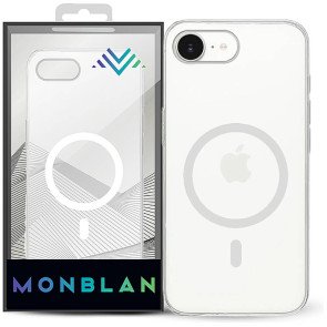 Чохол-накладка Monblan for iPhone 17e/16e Magnetic Crystal Series (Transparent)