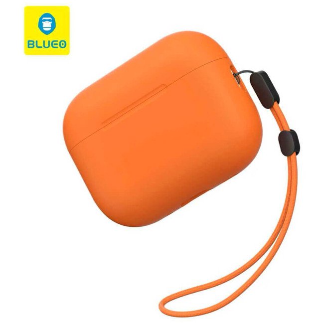 Чохол для навушників Blueo Liquid Silicone Case for AirPods Pro 3 Orange (B50ORG)