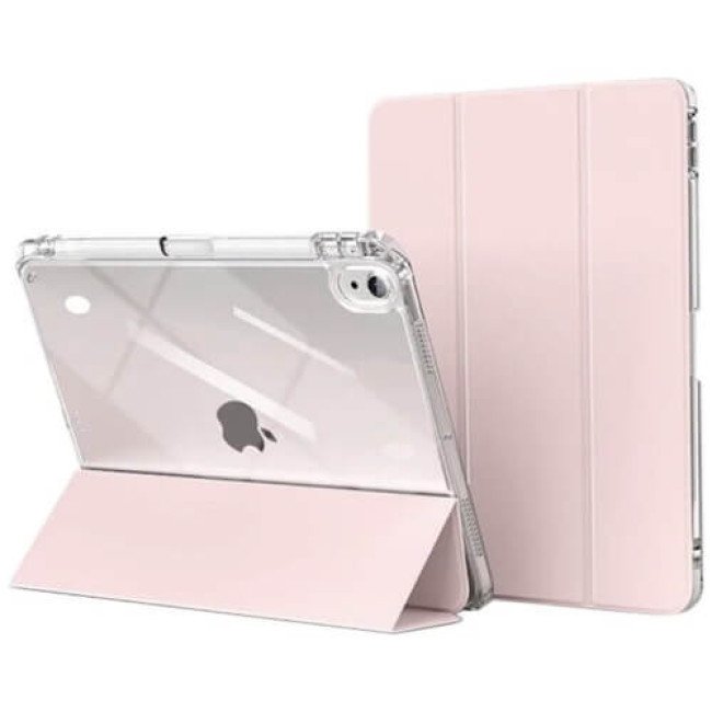 Чохол-книжка Comma for iPad Pro 13'' (M4-M5) Joy PU with Pencil Slot Series Light Pink